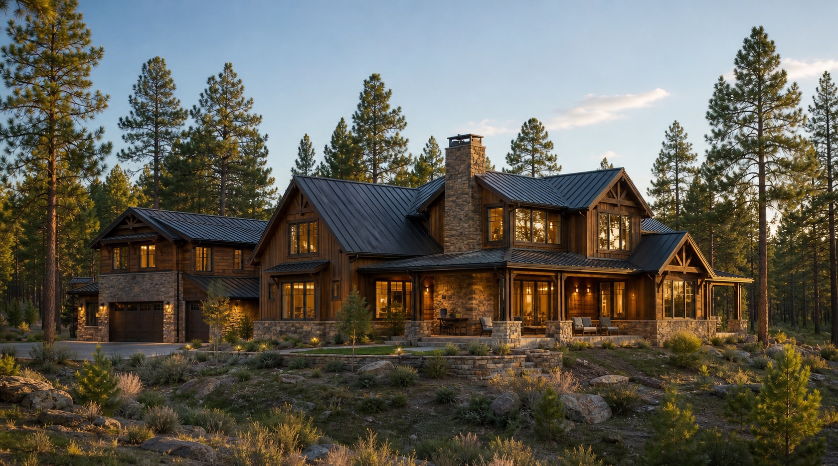 Pine Canyon mountain residence featured by Evergreen Management